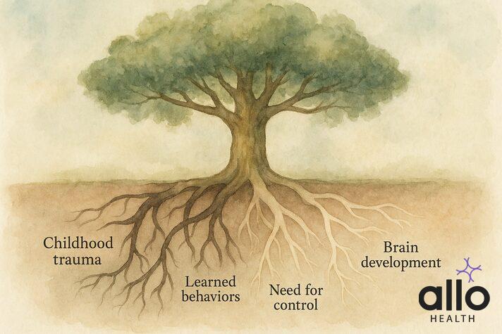 Psychological roots of sadistic personality traits, showing complex developmental influences