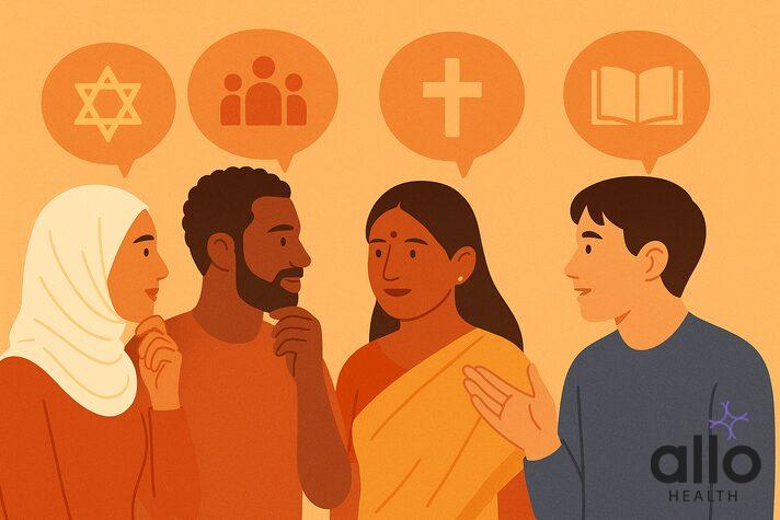 Illustration representing cultural perspectives on side effects of masturbation and the importance of open dialogue about sexuality