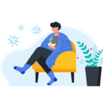 man sitting on chair and thinking about the delayed ejaculation treatment