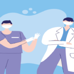 Doctor explaining about the treatment of Peyronies Disease