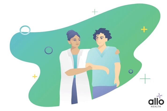 doctor taking the sexual dysfunction therapy session to a patient