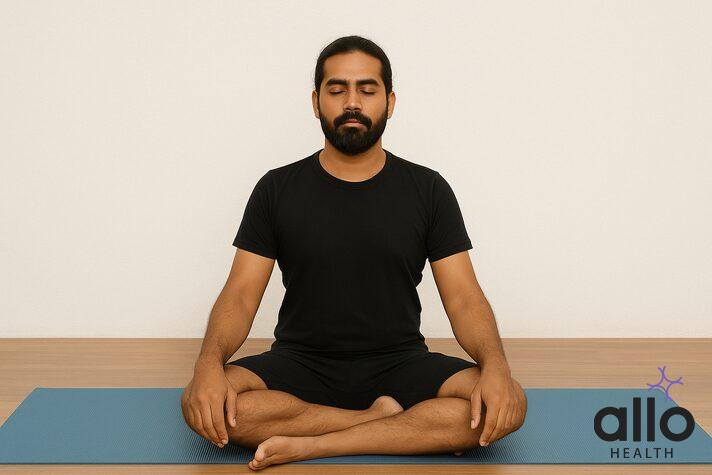 Siddasana (Perfect Pose) yoga for erectile dysfunction