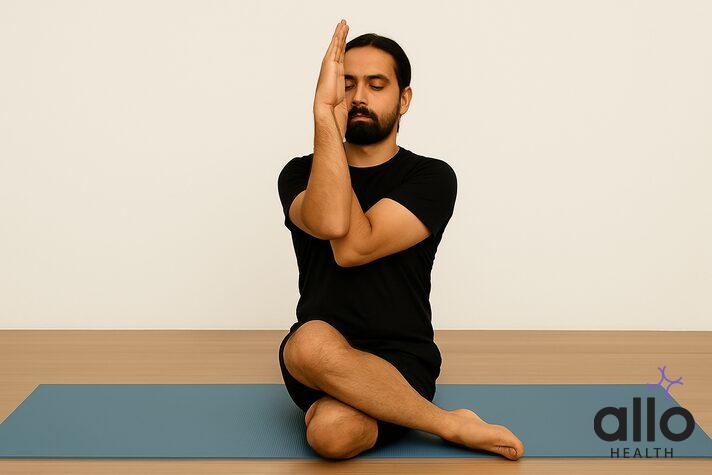 Garudasana (Eagle Pose) yoga for erectile dysfunction