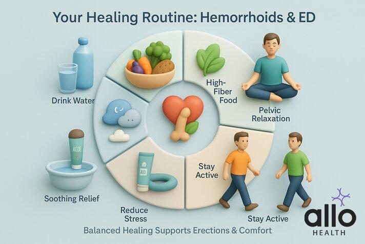 does hemorrhoids cause erectile dysfunction