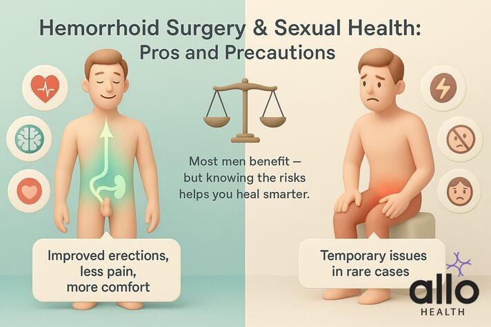 does hemorrhoids cause erectile dysfunction