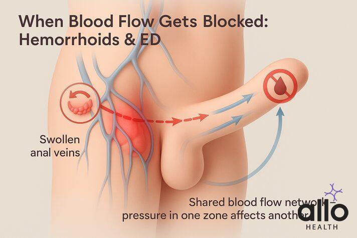 does hemorrhoids cause erectile dysfunction