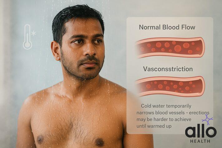can hot water cause erectile dysfunction