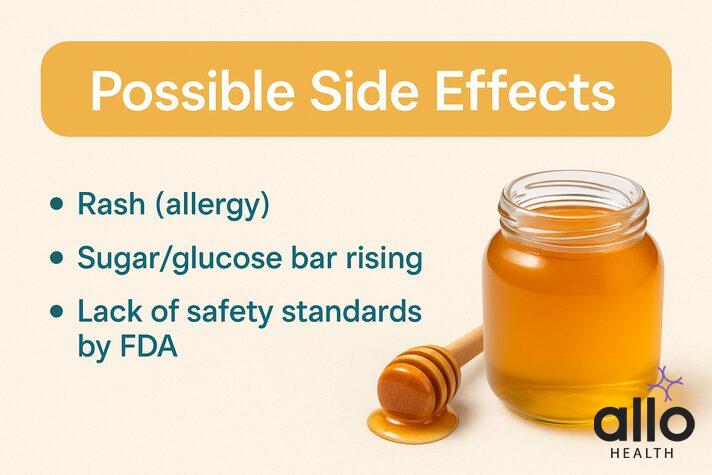 Possible side effects of honey for erections
