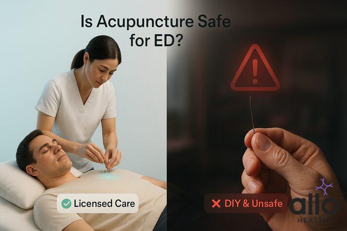is acupuncture needle points safe for erectile dysfunction