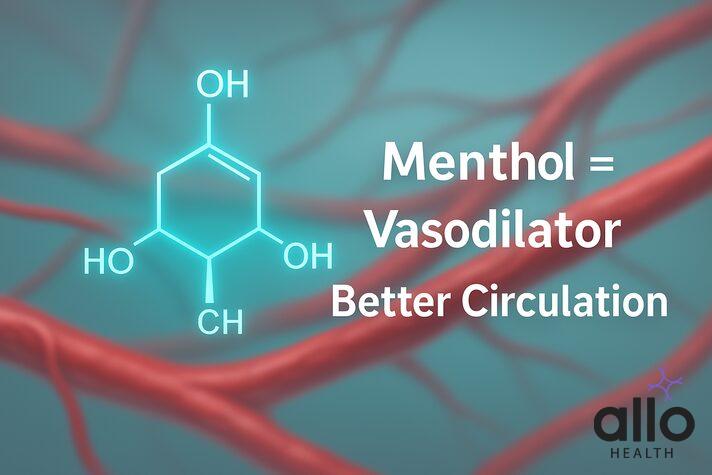 Does mint make you impotent menthol as vasodilator improving blood flow