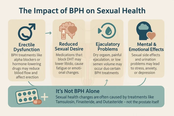 does an enlarged prostate affect a man sexually 