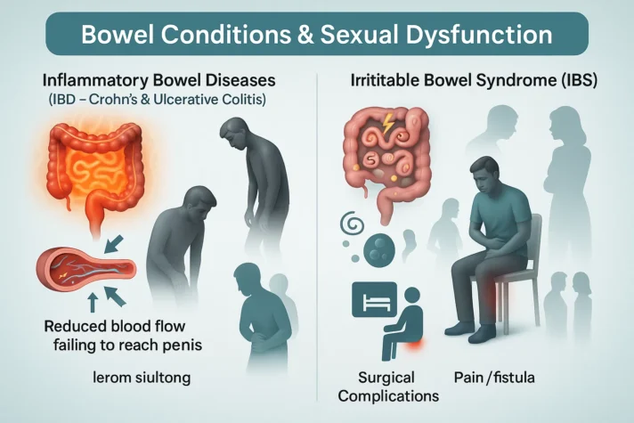 can bowel problems cause erectile dysfunction