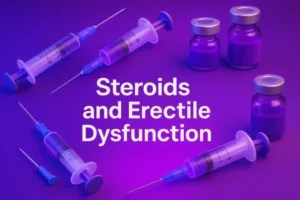 Featured Image | Steroids and Erectile Dysfunction: Can anabolic steriods Harm Performance?