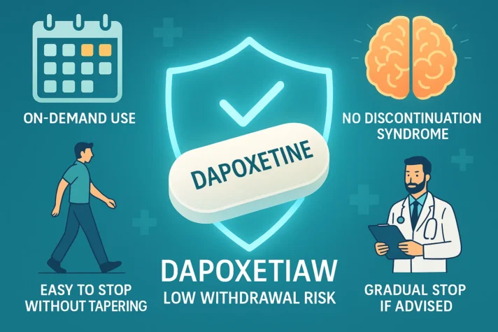 does dapoxetine cause erectile dysfunction 