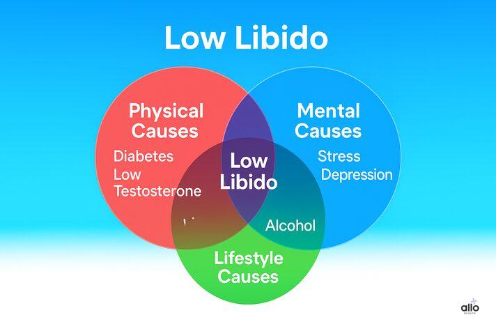 पुरुषों में सेक्स समस्याएं: कारण, लक्षण और इलाज की पूरी जानकारी 3 ED ke main causes: poor blood flow, nerve damage, hormonal imbalance