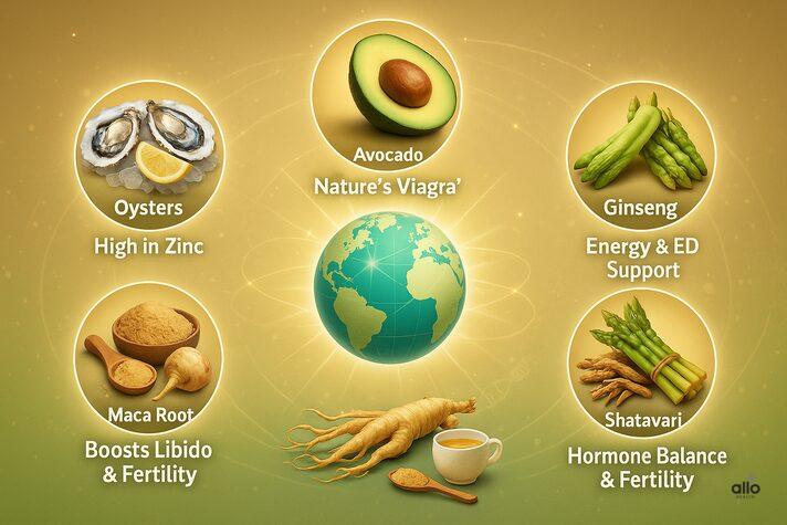 exotic foods jo aapki sex power badha sakte hain