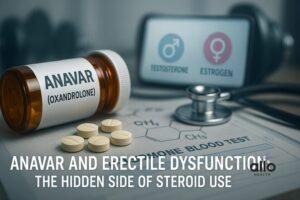 Featured Image | Anavar (Oxandrolone) and Erectile Dysfunction: Steroid Use and Risks