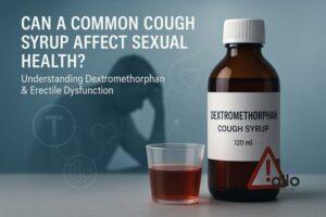 Featured Image | Dextromethorphan and Erectile Dysfunction: Cough Syrup Side Effects on Sexual Health