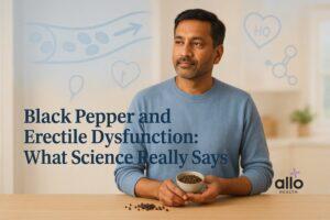 Featured Image | Black Pepper and Erectile Dysfunction: Know Benefits, Uses, and Risks for Sexual Health