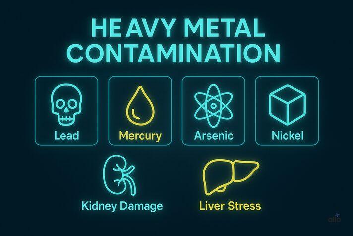shilajit ke metal contamination se hone wali problems