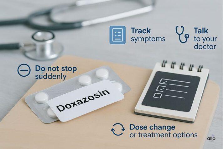 steps to manage erectile issues safely while on doxazosin dosage for erectile dysfunction under medical guidance