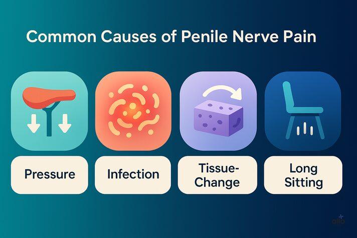 penile nerve pain ke common causes