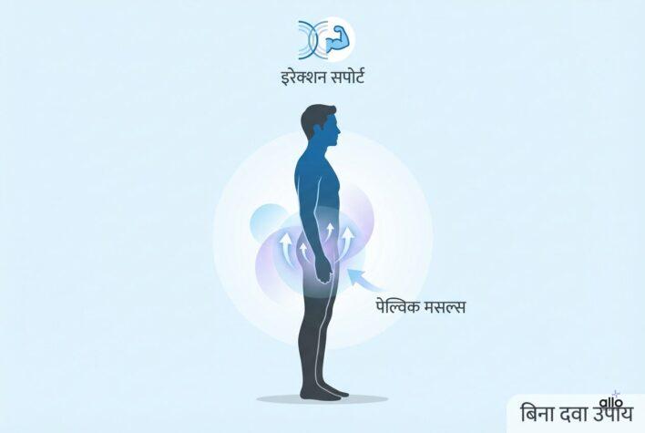 ED से बचने के 7 आसान और असरदार उपाय (इरेक्टाइल डिस्फंक्शन प्रिवेंशन) 4 kegel exercise se pelvic muscles majboot hoti hain jo erection ko support karti hain