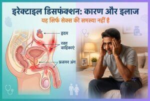 Featured Image | इरेक्टाइल डिसफंक्शन (ED) क्या है? कारण, लक्षण, प्रकार और इलाज पूरी जानकारी Copy